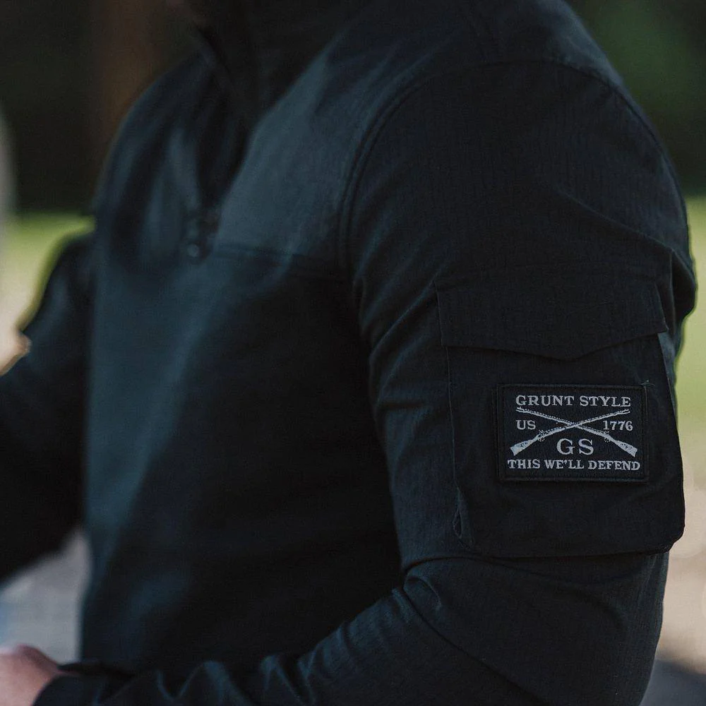 Men's Operator Shirt - Black - Image 15