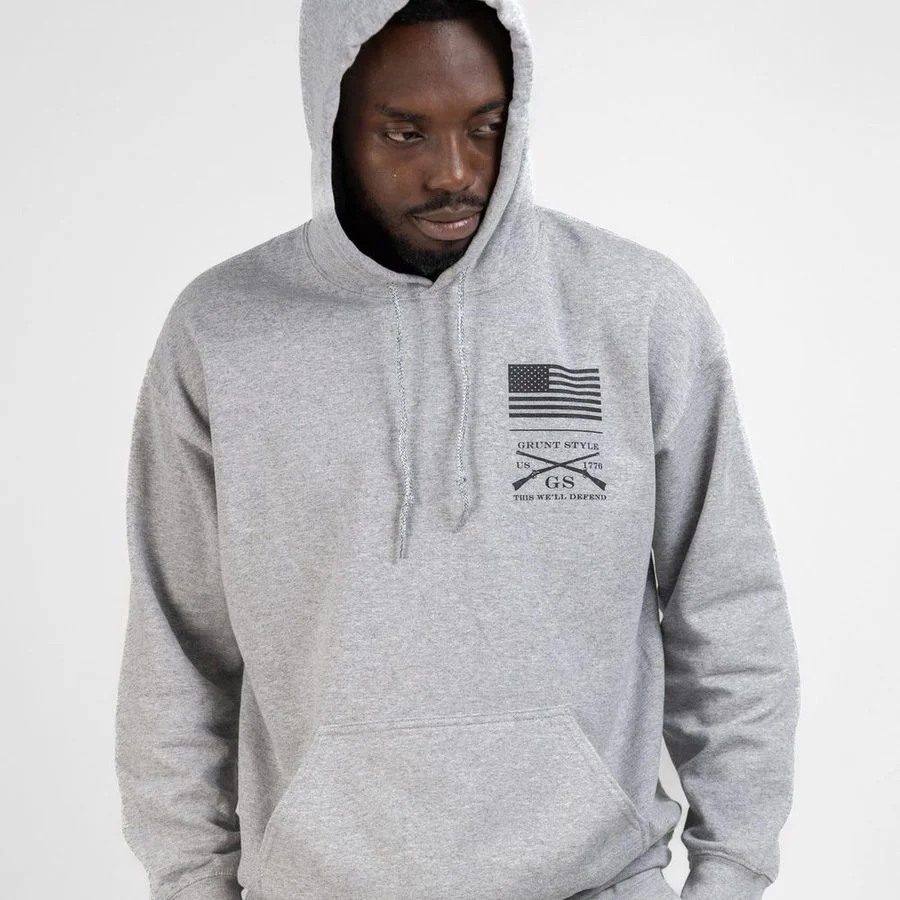 Strength Through Suffering Hoodie - Sport Gray - Image 6