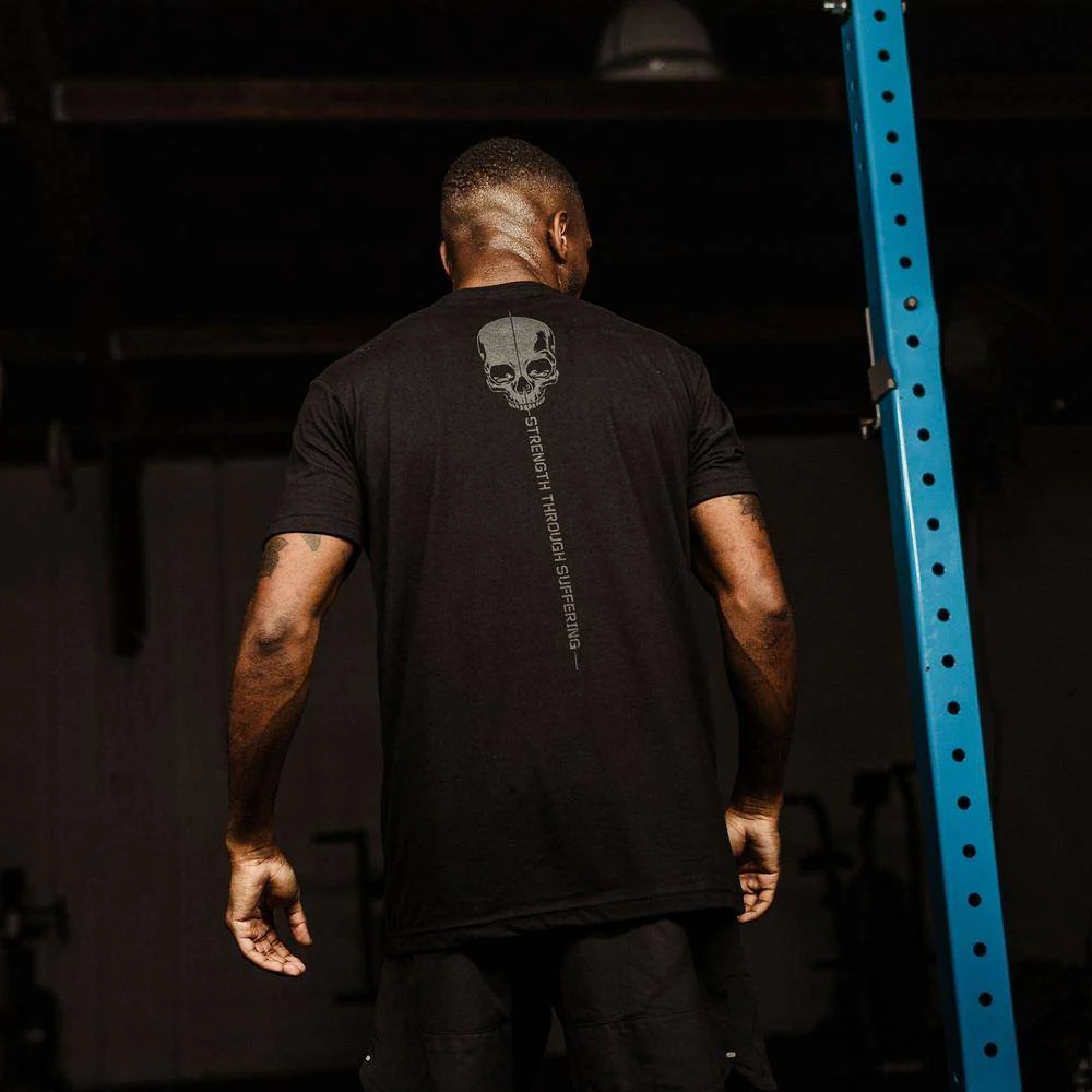 Strength Through Suffering T-Shirt - Black - Image 5